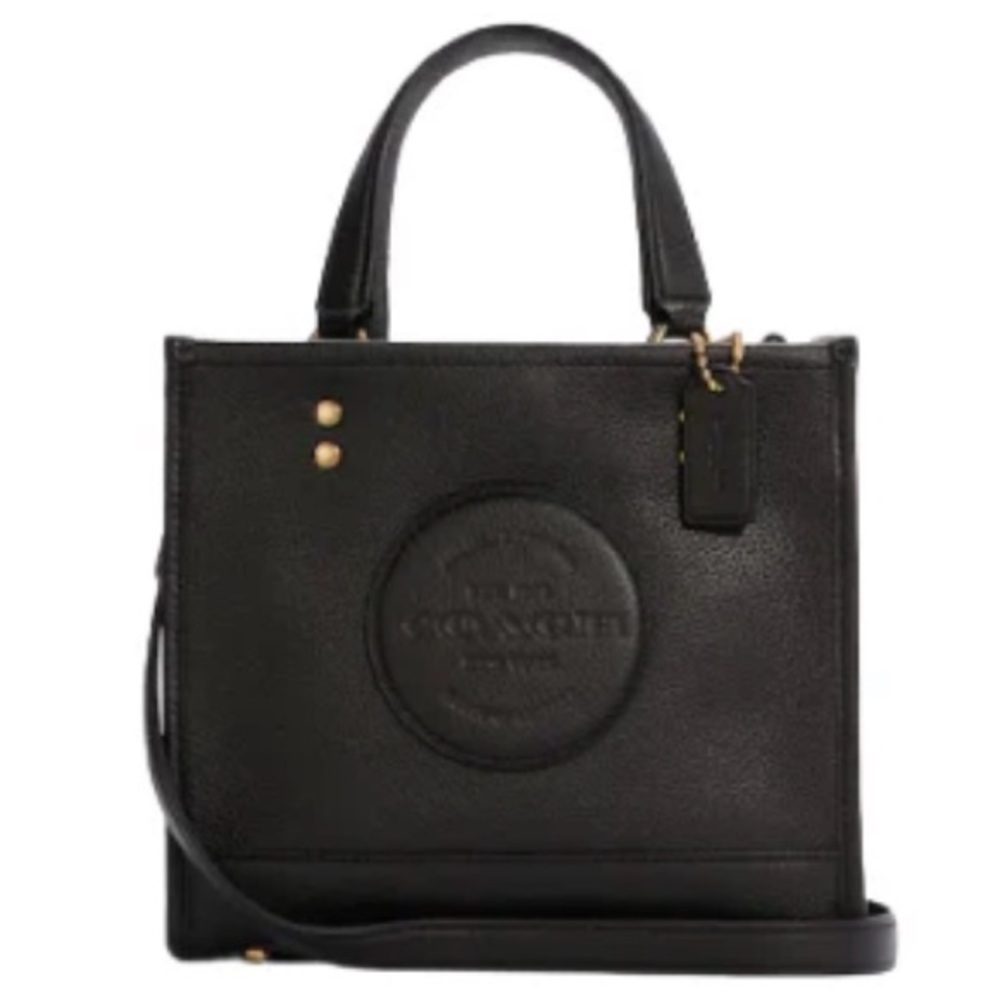 Coach Black Dempsey Tote with Patch